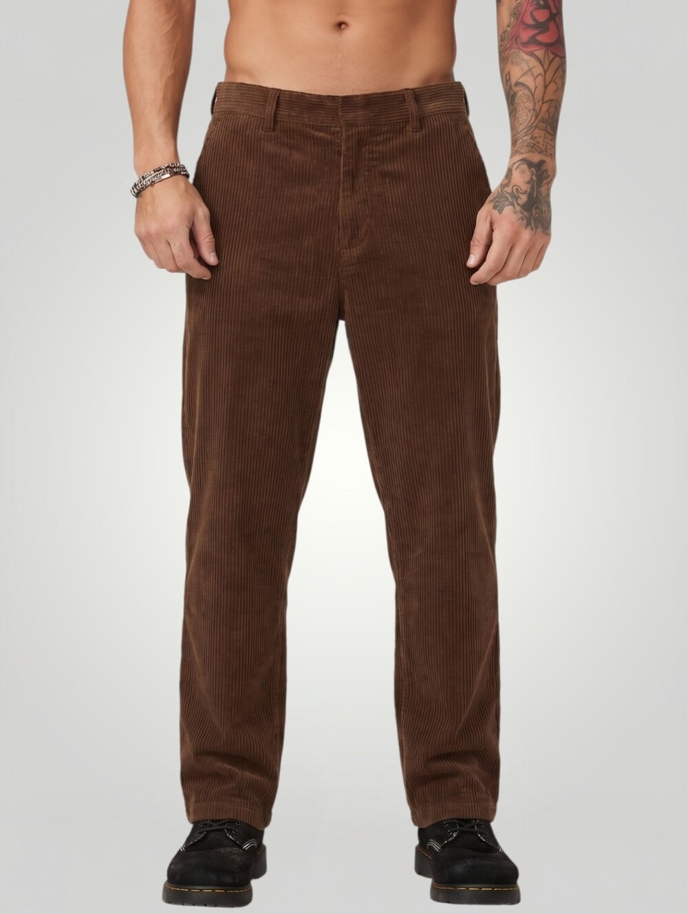 Onia Jumbo Corduroy Pull-On Pant XXL Bison Brown Wide Wale Grandpacore‎ Quiet